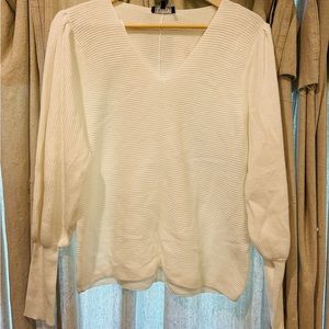 1.state cream sweater size small NWT